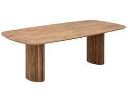 DTP Home Lagoon eettafel Deens ovaal teakhout 240x110x76 cm