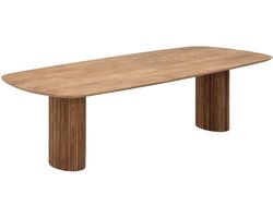 DTP Home Lagoon eettafel Deens ovaal teakhout 270x110x76 cm
