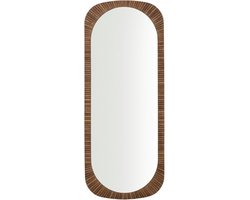 DTP home Lagoon spiegel teakhout naturel - 60 x 4 x 150 cm