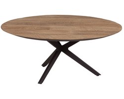 DTP home Metropole salontafel rond teakhout 90x90x38 cm