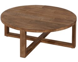 DTP Home Salontafel Icon Rond Teakhout 90x90x35 cm