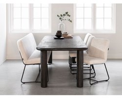 DTP home Scala Eettafel Clio rechthoekig 260x100x76 cm – Mortex – Pepper