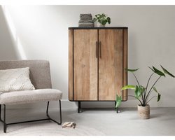 DTP home Soho bergkast laag teakhout 90x40x130 cm