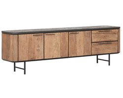DTP Home Soho tv meubel medium Teakhout Mortex - 190x40x60 cm