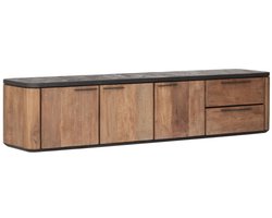 DTP Home Soho tv-meubel Teakhout Mortex – zwevend – 190x40x42 cm