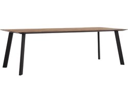 DTP home Timeless Shape eettafel rechthoekig teakhout naturel - 250 x 100 x 78 cm