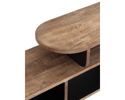 DTP Home TV stand Evo, extendable,45x150x40 cm, recycled teakwood