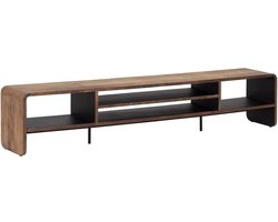 DTP Home TV stand Evo open extra large,45x225x35 cm, recycled teakwood