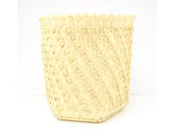 DUA Natural Rieten Wasmand Opbergmand Palmyra Geweven L