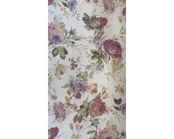 Dubbelbreed bloemen behang 105605
