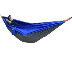 Dubbele Camping Hangmat - Draagbare Nylon Hangmat - Ontspannen Buiten - Ultralicht en Compact - 20L x 10B cm - Multicolor