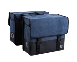 Dubbele Canvas Plus Tas 48 L Blauw/Matzwart