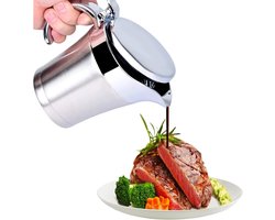 Dubbele Geïsoleerde Sauskruik van Roestvrij Staal 750ml - Voor Thu & Keuken
