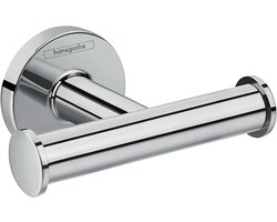 Dubbele Haak - Badkamer Accessoire - Handdoeken Ophangen - Massief Messing - 417 x 303 cm - Chroom