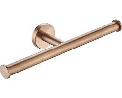 Dubbele wc-rolhouder copper rond zonder klep