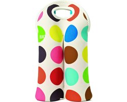 dubbele wijnkoeler maxi-polkadot