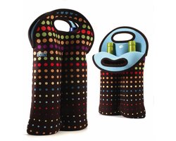 dubbele wijnkoeler mini-polkadot