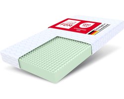 Dubbelzijdig Schuim Matras 180x200 cm - Hypoallergene 7 Comfortzones met Wasbare Hoes