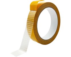 Dubbelzijdige sterke tape - 2 cm * 20 m - Multifunctionele Dubbelzijdige Tape - Textieltape - Transparante - Tapijttape - Traceless tape - Geschikt voor oppervlakken zoals tapijten, vloermatten, foto's, fotolijsten, kleding, woonaccessoires, etc