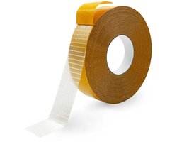 Dubbelzijdige Textieltape 2.5cm x 20m - Sterke Zelfklevende Tape voor Kleding en Vloerkleden - Hoge Hechting voor Binnen en Buitengebruik