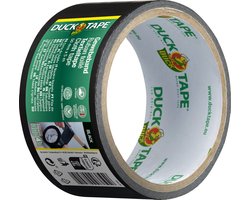 Ducktape ORIGINAL - Premium Duct tape / Textieltape - Zwart 50 mm x 5 m - Weerbestendig, waterdicht en met de hand afscheurbaar - Universeel inzetbaar voor langdurig repareren, afdichten en beschermen van steen, metaal en hout