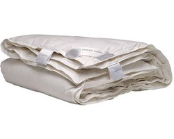 Ducky dons Halfdons Dekbed - Enkel - 15% Dons (Warmteklasse 1) - Litsjumeaux - 240x220 cm - Wit