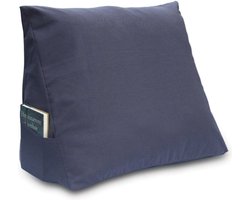 Ducky Dons Leeskussen - Zitkussen - Leeskussen voor in bed - Leeskussen voor Boeken - Lekker Lui Lezen Kussen - inclusief Leeskussen Hoes - Kussensloop - Antraciet