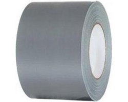 Ducttape, zilvergrijs, Reparatietape, 100 mm x 150 mtr. *Meterprijs vanaf slechts 48 Cent* De goedkoopste Ducttape, hoge kwaliteit.