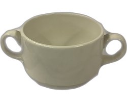 Dudson soepkom 27 cl met 2 oren wit