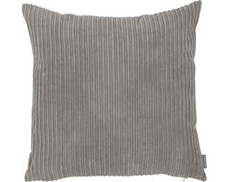 Duke Velvet Rib kussen taupe 45x45cm