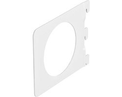 Dulimex boekensteun recht 142x118mm wit gelakt materiaal: staalfinish: wit geëpoxeerd