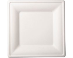 Duni Feestborden Vierkant 26 Cm Wit
