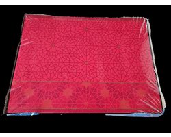 Duni joy placemats All Stars rood 100st