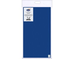 Duni tafellaken Oriental Blue Dunisilk+ 138x220