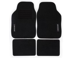 Dunlop Universele Automatten Set - 4-Delig - voor Verschillende Auto Merken - Voor en Achter - Zwart