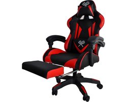 Dunmoon Zwart-Rode Gamingstoel: Ultiem Comfort en Stijl voor Gamers