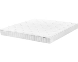DUO II - Pocketveringmatras - Wit - 180 x 200 cm - Polyester