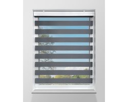 Duo Rolgordijn Lichtdoorlatend - Grijs - 40x175cm