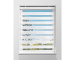Duo Rolgordijn Lichtdoorlatend - Wit - 40x175cm