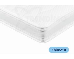 DUO TOPPER MATRAS Orthopedisch Luxe Topper Koudschuim 180x210 - Bamboo Tijk Extra Ventilerend