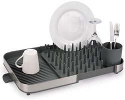 Duo Uitbreidbaar Afdruiprek - Keukengerei Pot - Roestvrij Staal joseph joseph cutting board