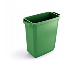 Durable Groene Kunststof Afvalbak 60L - Ideaal voor Kantoor & Recycling