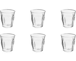 Duralex Picardie Waterglas 250ml - 6 stuks - Transparant Gehard glas