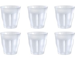 Duralex Picardie Waterglas - 250ml - 6 stuks - Wit Gehard glas