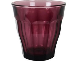 Duralex Picardie Waterglazen Paars 250 ml – Set van 4 – Gehard Glas – Franse Kwaliteit