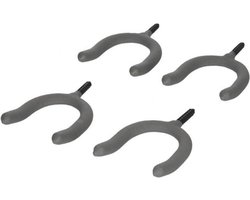 Duraline - Ophangsysteem - Hakenset - Schroefhaken - Geen bevestigingsmateriaal nodig - 4 stuks