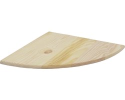 Duraline wandplank - massief grenen - FSC 18mm - 40x40cm - hoek plank