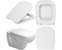 Duravit D-Code Duroplast WC-Bril - Zachtsluitend & Antibacterieel
