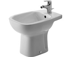Duravit D Code staand bidet inclusief bevestiging wit
