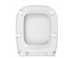 Duravit D-Code Toiletzitting - Soft Close, Duroplast, Wit